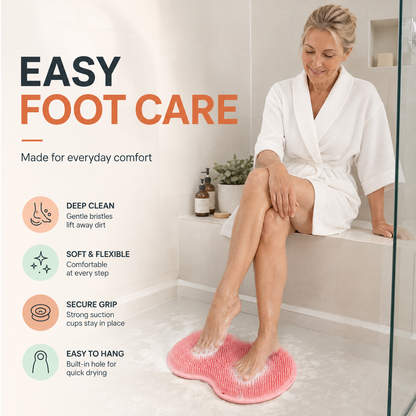 Shower Foot & Back Scrubber Massage Pad