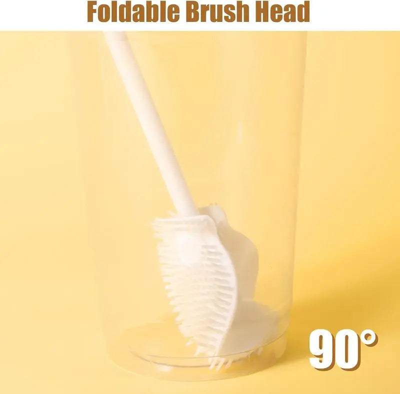 360° Silicone Bottle Cleaning Brush with Long Handle