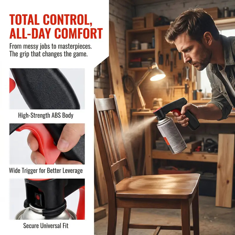 Buy 1 Get 1 Free 🔧Universal Portable Spray Gun Handle – Ergonomic Paint Sprayer Grip for Cars & DIY Projects