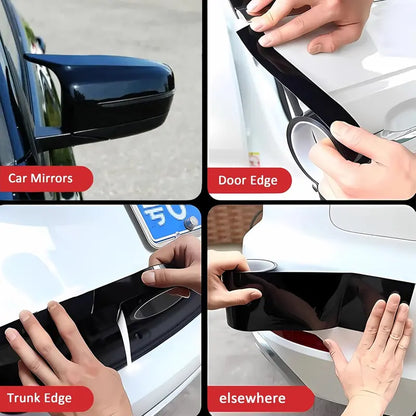 Gloss Black Car Detailing Wrap Tape (4 in x 33 ft)