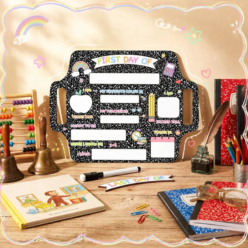 First Day of School Sign Reusable Back