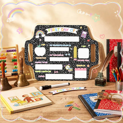 First Day of School Sign Reusable Back