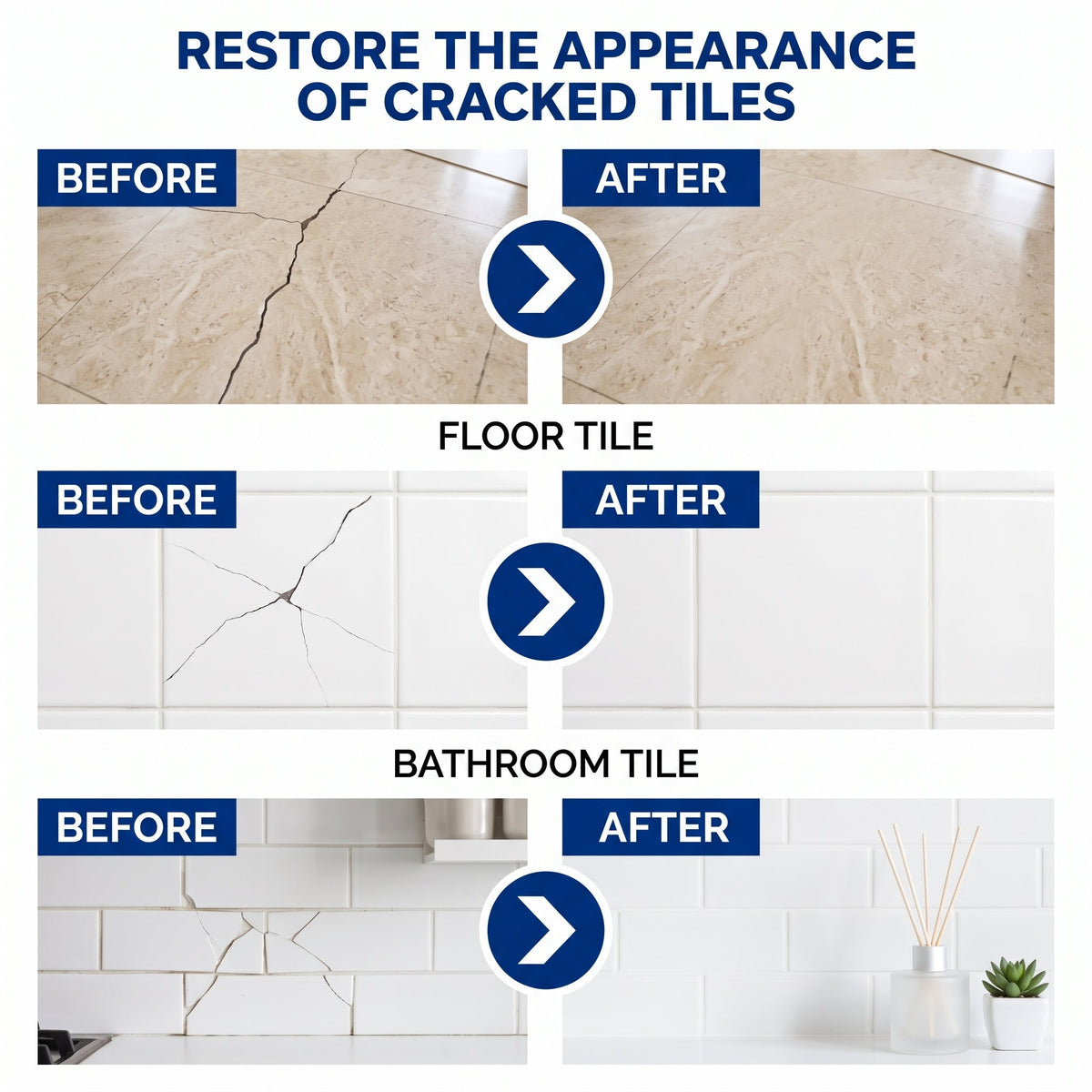 🏠🛠Twin-Tube Ceramic Tile Repair Paste💕