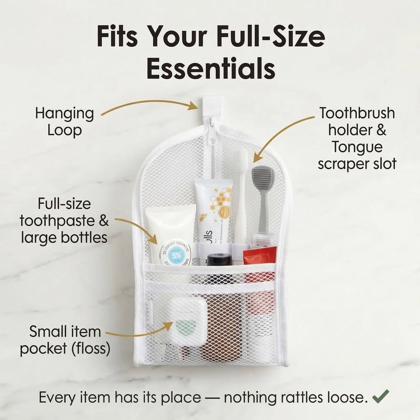 Standli – Self Standing Travel Toiletry Pouch