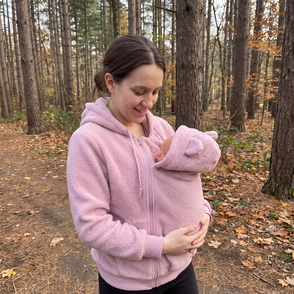 🔥 HOT SALE 💗 Cozy Babywearing Fleece Hoodie