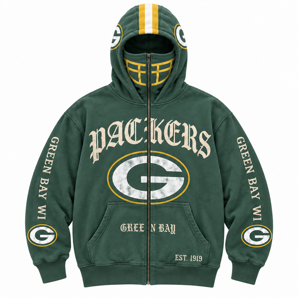 🏈 2-in-1 Football Full-Zip Hoodie for Men & Women – Helmet-Style Zip Hood, Oversized Fit, Long Sleeve Game Day Pullover Jacket for Football Fans 🏆