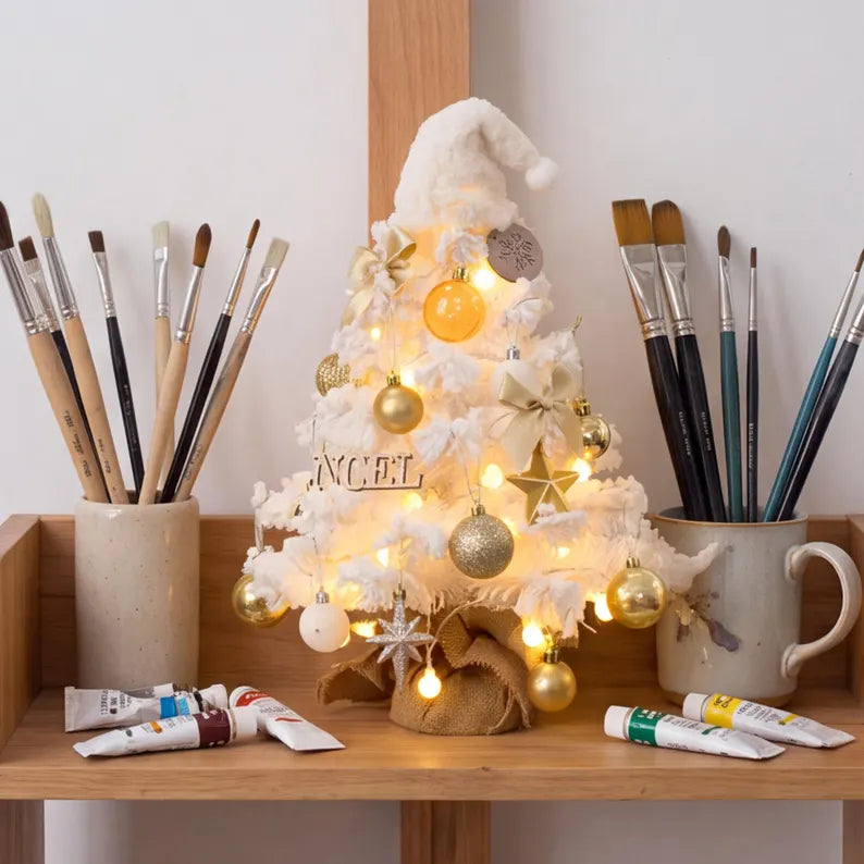🔥 50% OFF THIS WEEK! 🎄 The Cutest Snowy Tree to Brighten Your Small Space! 🎅