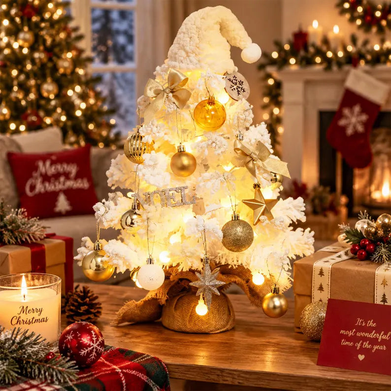 🔥 50% OFF THIS WEEK! 🎄 The Cutest Snowy Tree to Brighten Your Small Space! 🎅