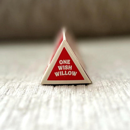 One Wish Willow Prop Replica Collectible with Retro Triangle Box, Cursed Wishing Stick, Fan Gift