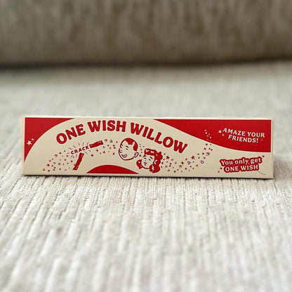 One Wish Willow Prop Replica Collectible with Retro Triangle Box, Cursed Wishing Stick, Fan Gift