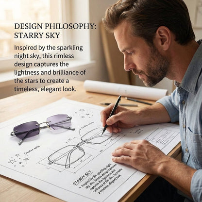【Co-Created by Designers】Gypsophila Smart Zoom and Color-Changing Reading Glasses