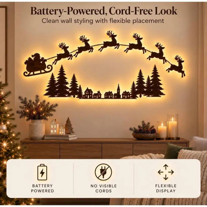 🎄Christmas Reindeer LED Wall Decor