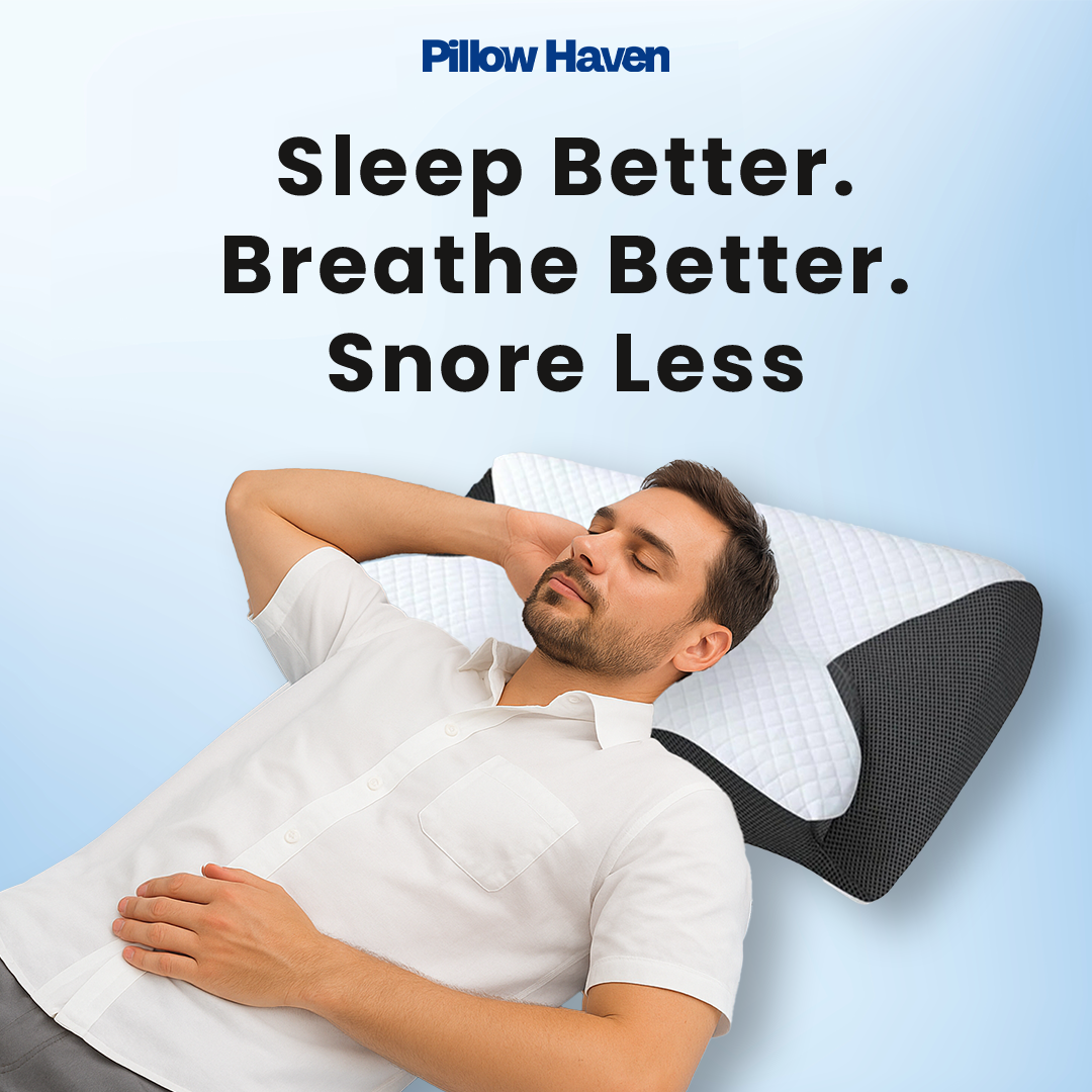 The Pillow That Silences Snoring - By Fixing Your Sleep Posture |  10 Year Sale 60% OFF