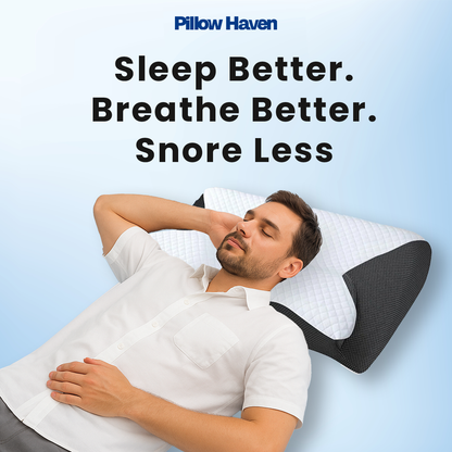 The Pillow That Silences Snoring - By Fixing Your Sleep Posture |  10 Year Sale 60% OFF
