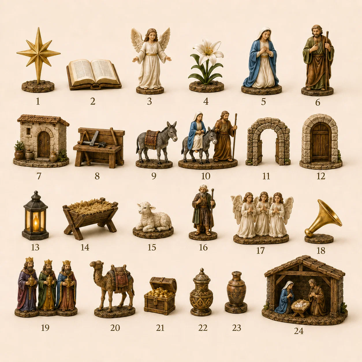 🎉🇺🇸 Limited Edition! 🔥 Only 250 Available! 🌟The Journey to Bethlehem Advent Calendar 2026