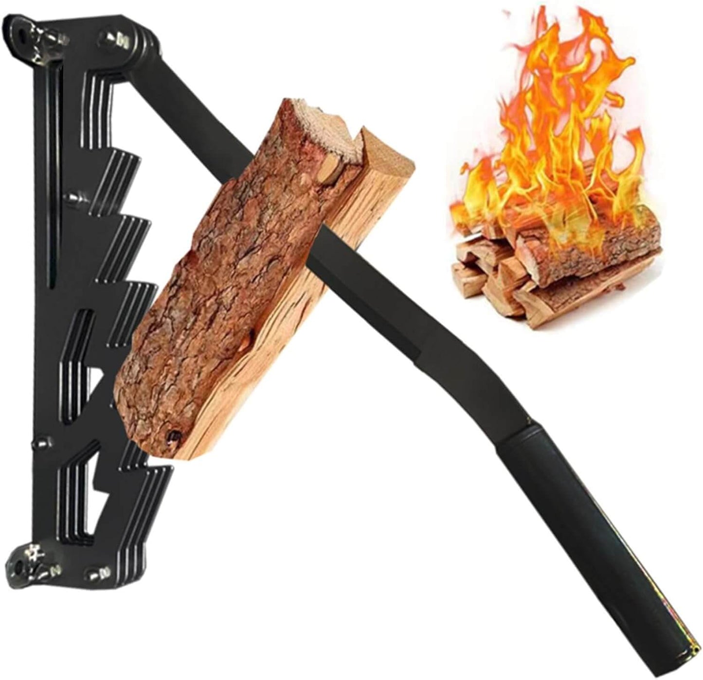 🔥49% OFF German Quality Wall Mounted Kindling Splitter, Safe Manual Firewood Splitting Tool