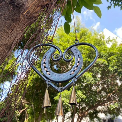 🎁Last Day 49% OFF - 100% Handmade | The Horseshoe Heart Wind Chime❤
