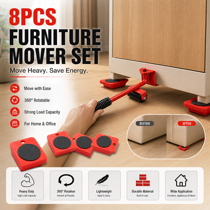 🛋️ Now at half price! 🔄 The ultimate furniture-moving tool—features 360° rotation and a load capacity of up to 800 lbs. 🏠