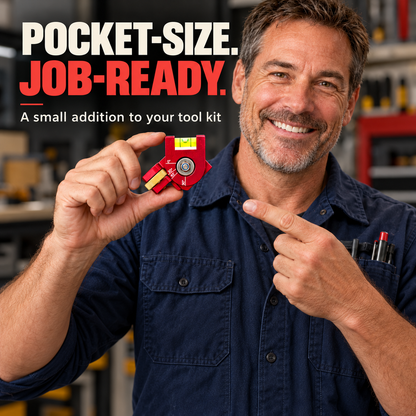 4-in-1 magnetic conduit level - pocket