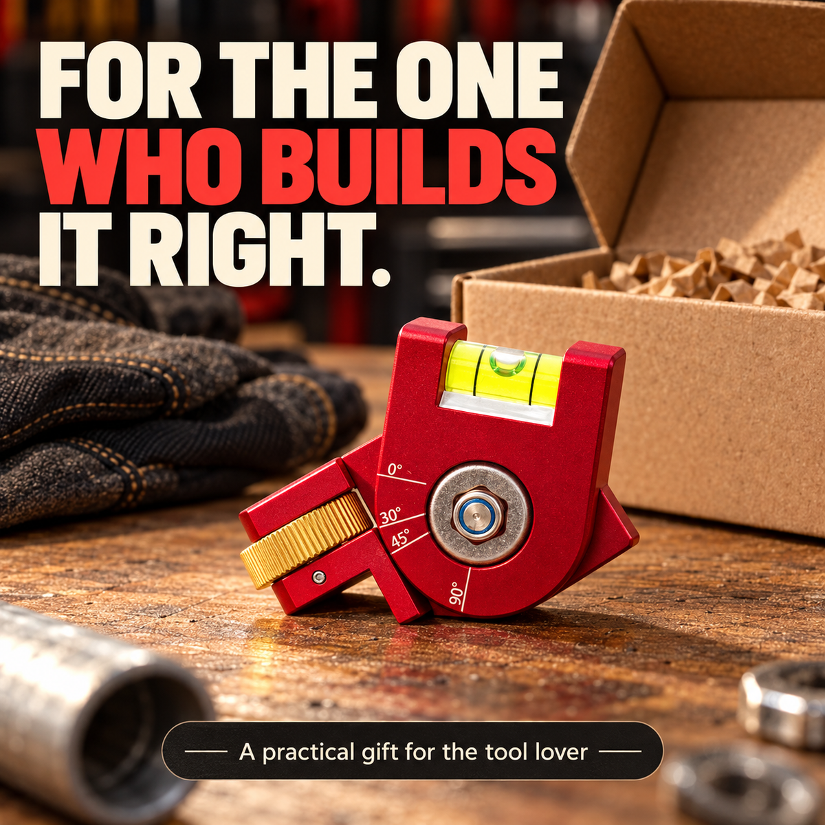 4-in-1 magnetic conduit level - gift