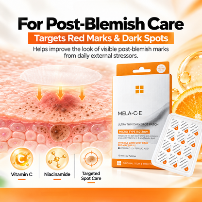 ✨Acne & Dark Spot Patch Duo – S-ZINC + Vitamin C, 72-Patch Twin Pack