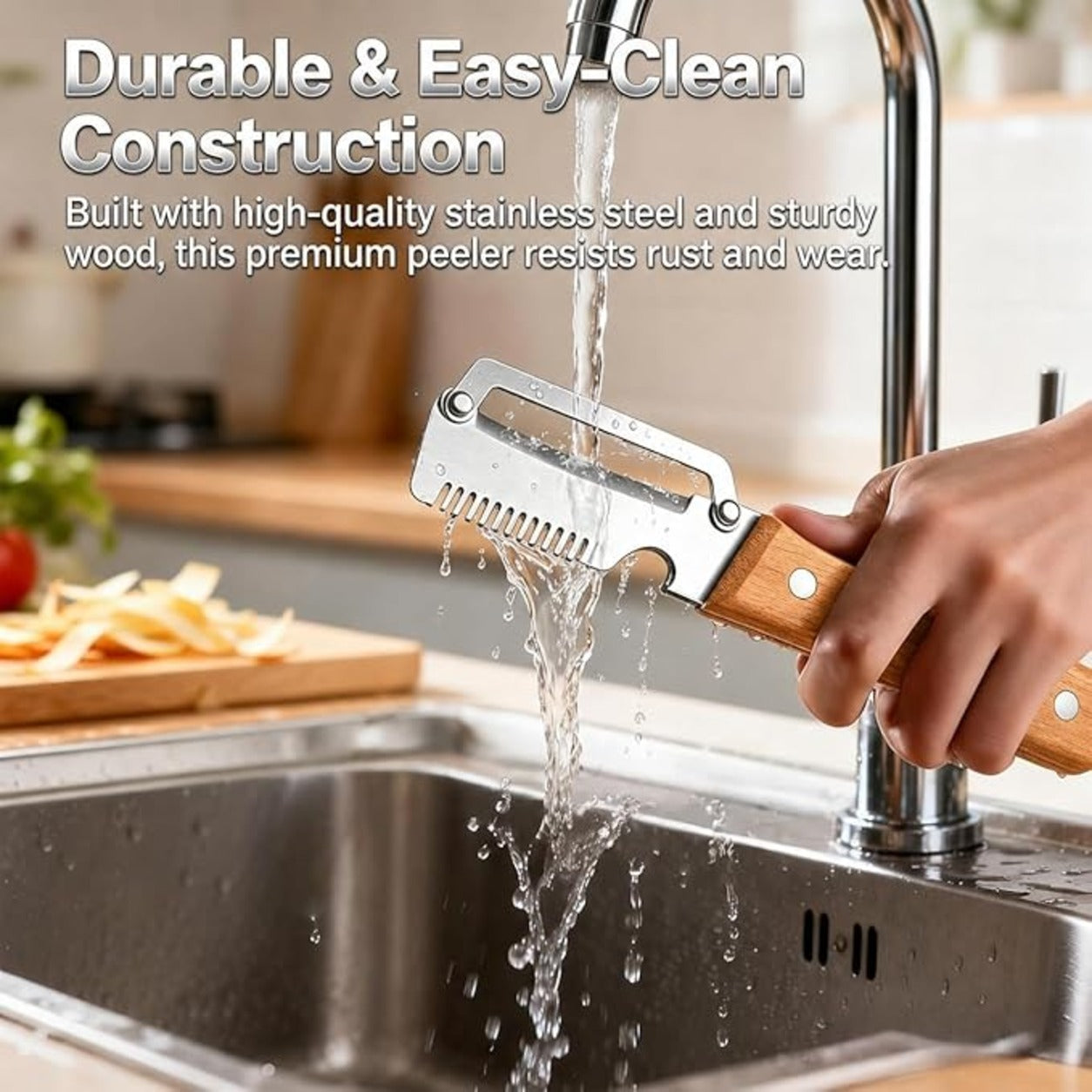 🪵Meat Shredder Claw Tool – BBQ Chicken Puller & Multi-Function Kitchen Shredder with Wooden Handle