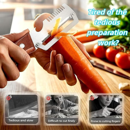 🪵Meat Shredder Claw Tool – BBQ Chicken Puller & Multi-Function Kitchen Shredder with Wooden Handle