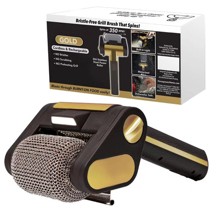FREE SHIPPING🥩🔥Bristle-Free Spinning Grill Brush