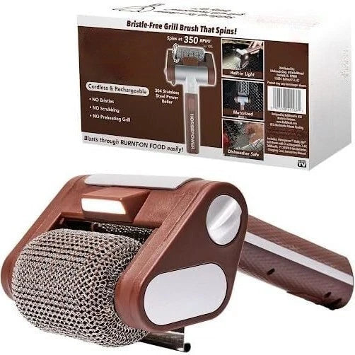 FREE SHIPPING🥩🔥Bristle-Free Spinning Grill Brush