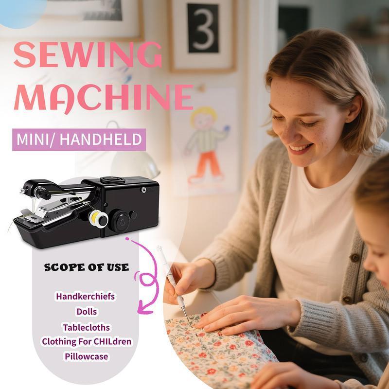 🔥Hot Deal｜Portable Handheld Sewing Machine, Fast Fabric Repair At Home