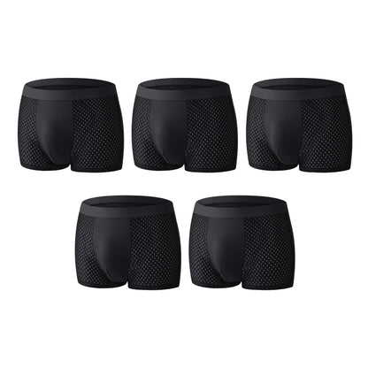 【Buy 3 Get 2 Free】-2026 HOT SALE🔥 Premium Leakproof lceSilk Mesh Men's Boxer