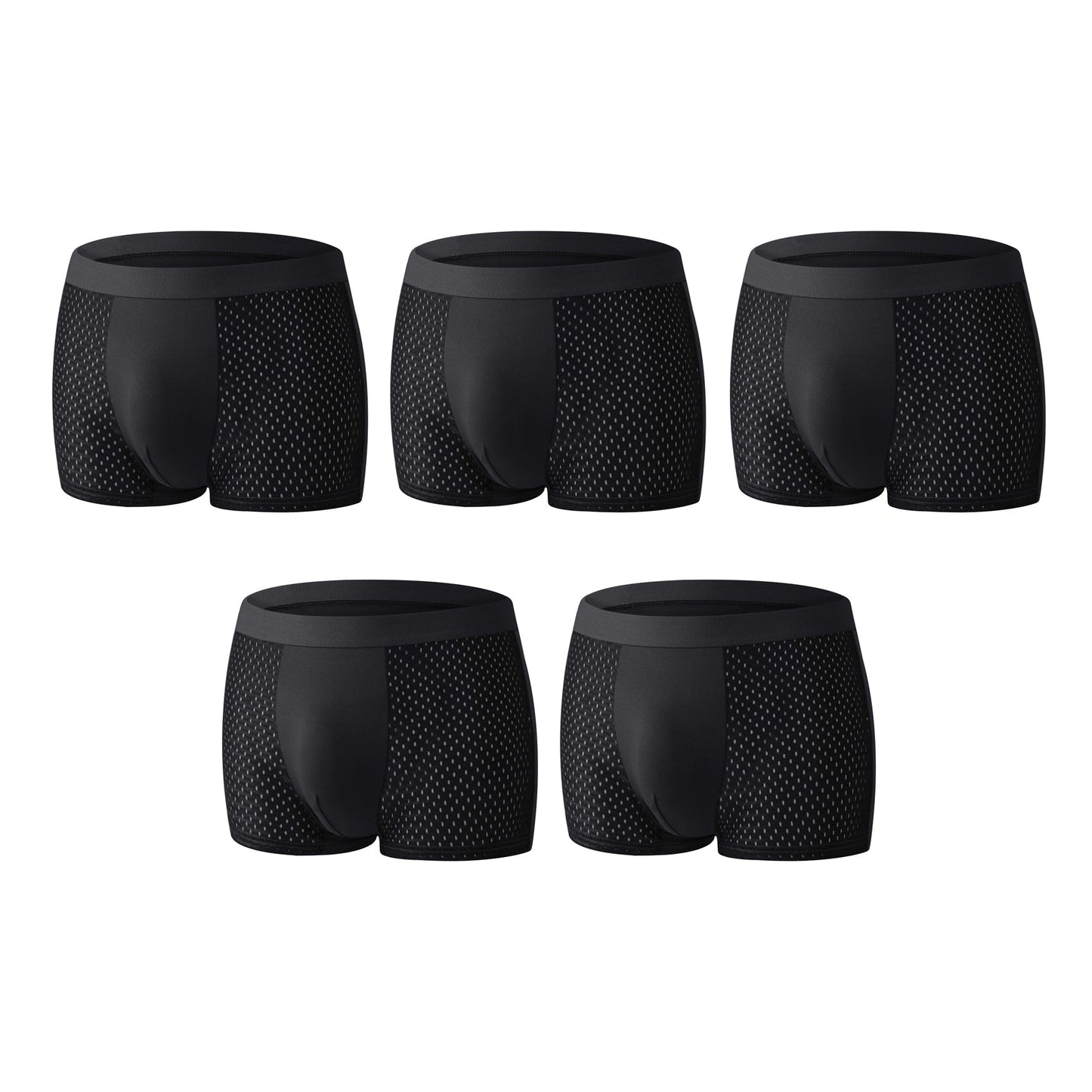 🔥 Bestseller Premium Leakproof Ice Silk Mesh Men's Boxer Briefs