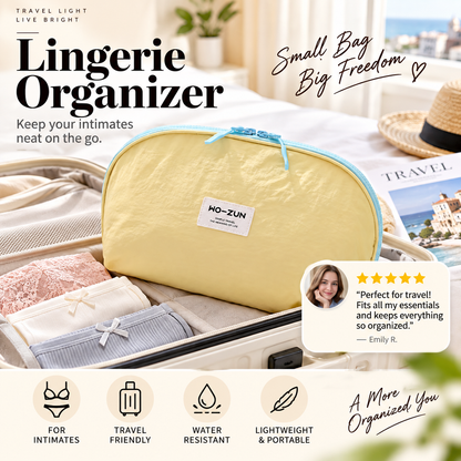 🏆 Last Day Special Price 💐 Portable Underwear Travel Organizer – Separate Storage for Bras, Panties & Socks💕