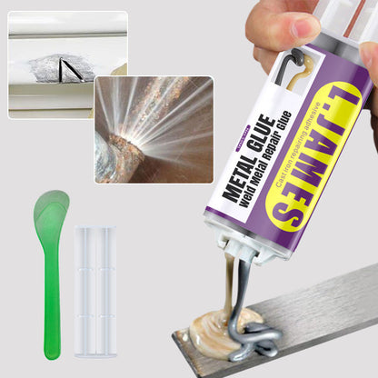 🥳2026 HOT SALE🥳💞50K+ SOLD!🚗💨 50% OFF! Weld Metal Repair Glue – Repairs exhaust pipes, metal pipes & more. Cures at room temp – sand, drill & paint after curing! 🌟💪
