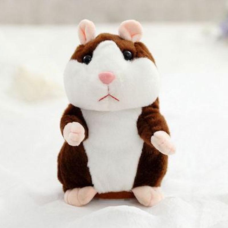 🎄LIMITED-TIME 50% OFF! ⏰Talking Hamster Plush – repeats whatever you say, auto head-shaking, hilarious fun for kids & adults
