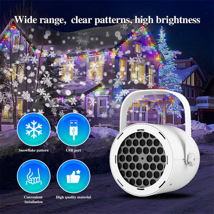🔥Best Christmas Gift-Up to 48% OFF🎅16-Pattern USB Christmas Projector Light✨