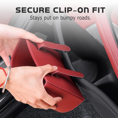 🚗🧺 50% OFF! Leather Car Door Cup Holder – Wide‑mouth opening, easy reach for drinks & phone