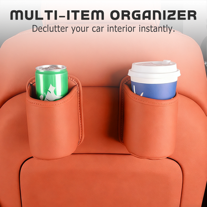 🚗🧺 50% OFF! Leather Car Door Cup Holder – Wide‑mouth opening, easy reach for drinks & phone