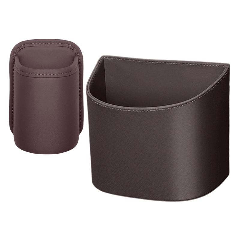 🚗🧺 50% OFF! Leather Car Door Cup Holder – Wide‑mouth opening, easy reach for drinks & phone