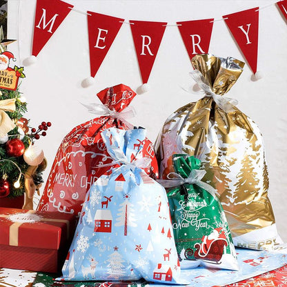 🏆50K+ SOLD! 🔥Christmas Sale 48% OFF🎅Drawstring Christmas Gift Bags (Biodegradable)