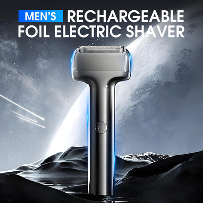 ⚡ 50% dto. Afeitadora eléctrica de láminas para hombre – recargable, potente y de alto rendimiento. Afeitado suave y preciso sin irritación! ✨🪒