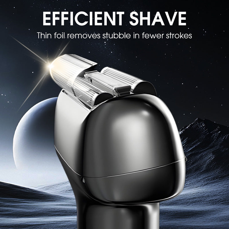 ⚡ 50% dto. Afeitadora eléctrica de láminas para hombre – recargable, potente y de alto rendimiento. Afeitado suave y preciso sin irritación! ✨🪒