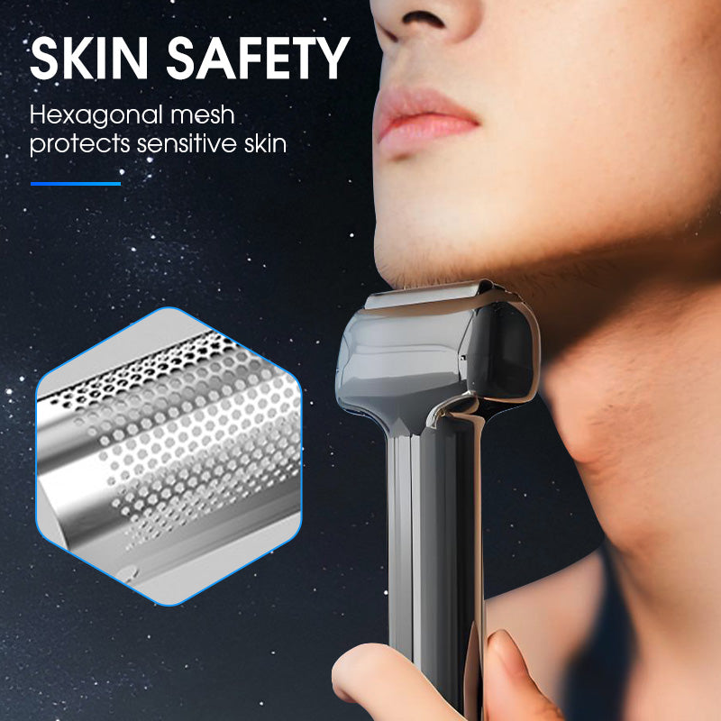 ⚡ 50% dto. Afeitadora eléctrica de láminas para hombre – recargable, potente y de alto rendimiento. Afeitado suave y preciso sin irritación! ✨🪒