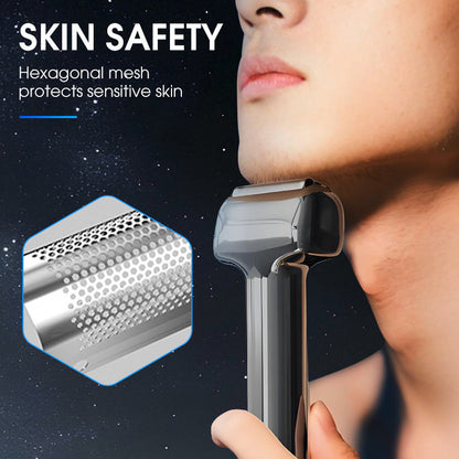 ⚡ 50% dto. Afeitadora eléctrica de láminas para hombre – recargable, potente y de alto rendimiento. Afeitado suave y preciso sin irritación! ✨🪒