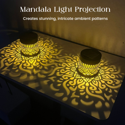 ☀️ Solar Mandala Light for Garden & Patio