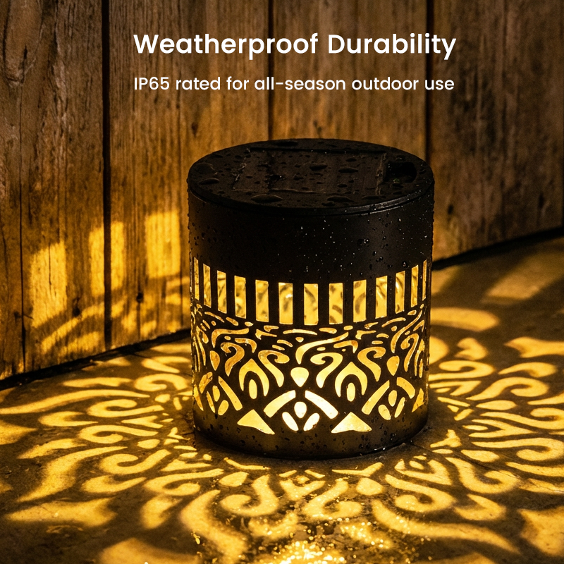 ☀️ Solar Mandala Light for Garden & Patio