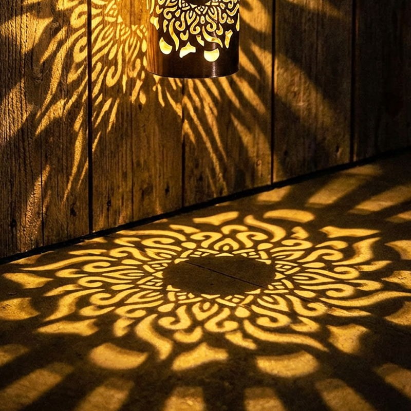 ☀️ Solar Mandala Light for Garden & Patio
