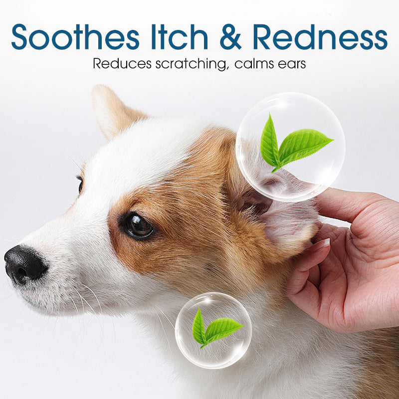 🎁💥LAST DAY SPECIAL PRICE! 🐶🐱 Ear cleaner, Relieves itching in dogs & cats