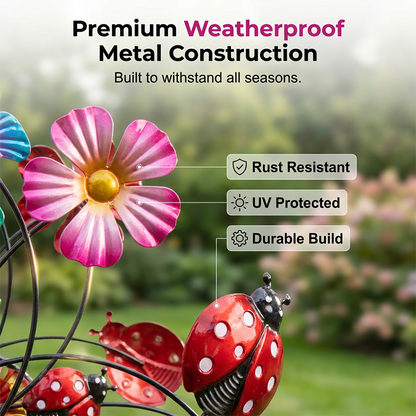 🌸FREE SHIPPING🌬️🎡 Solar-Powered Wind Spinner for Garden