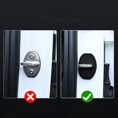 🚗 8 PCS Car Door Lock Protector – Noise Reduction & Weather Protection